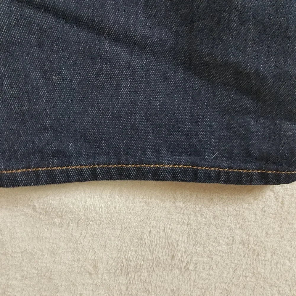 Volcom Vorta Slim Straight Leg Dark Indigo Denim Jeans Mens 36 Skater Streetwear
